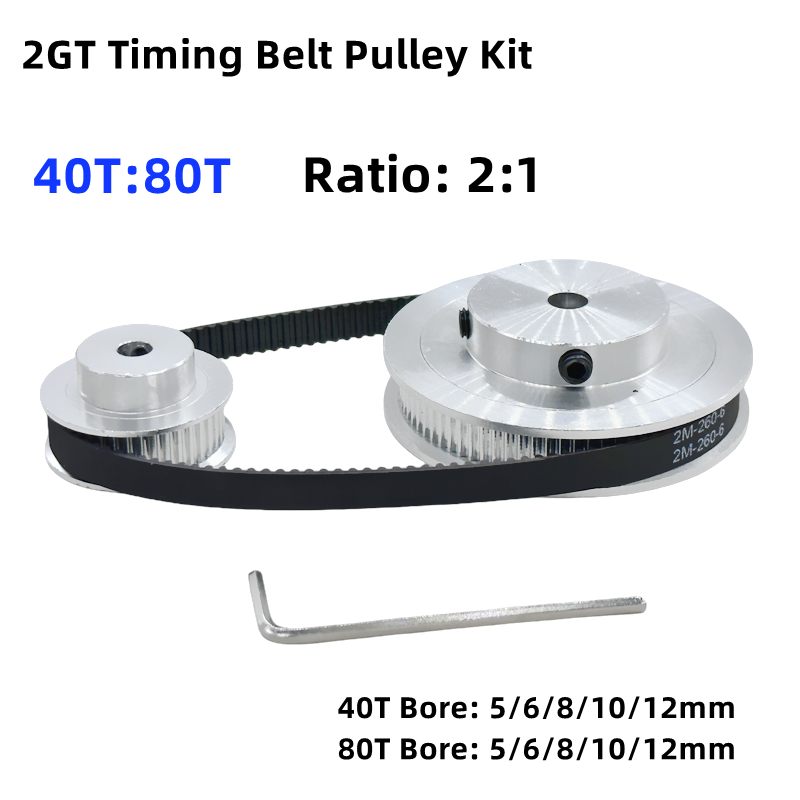 Gt2 Belt - 2GT 2M 80 Denti 40T GT2