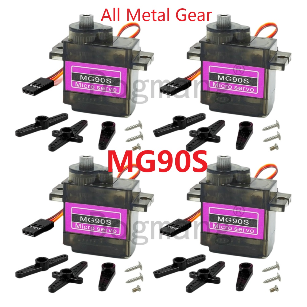 Servo 9G - MG90S Servo 1/2/4/10/20/50 pezzi All Metal