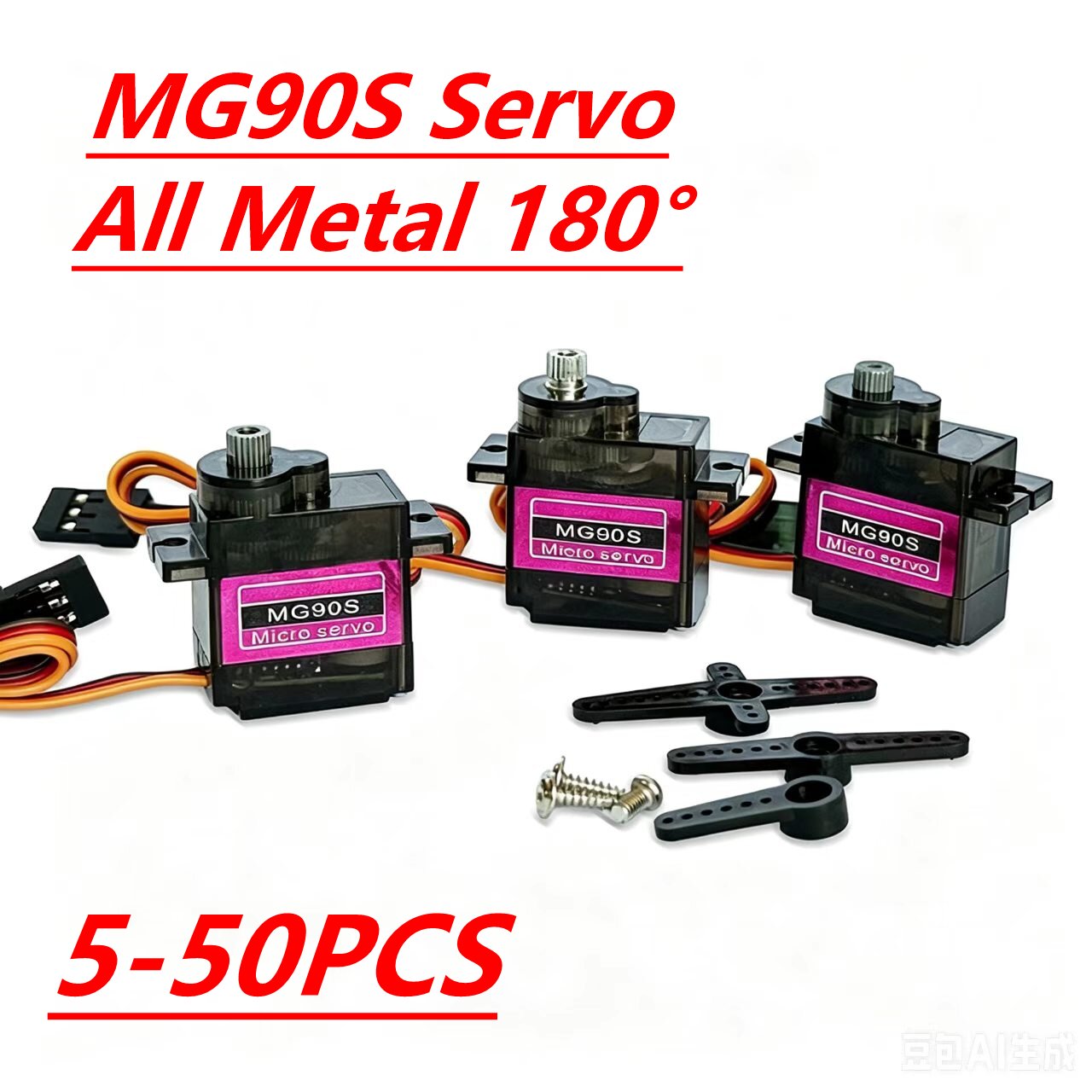Servo 9G - Servo MG90S 5/10/20/40 Pezzi, Ingranaggi Interamente