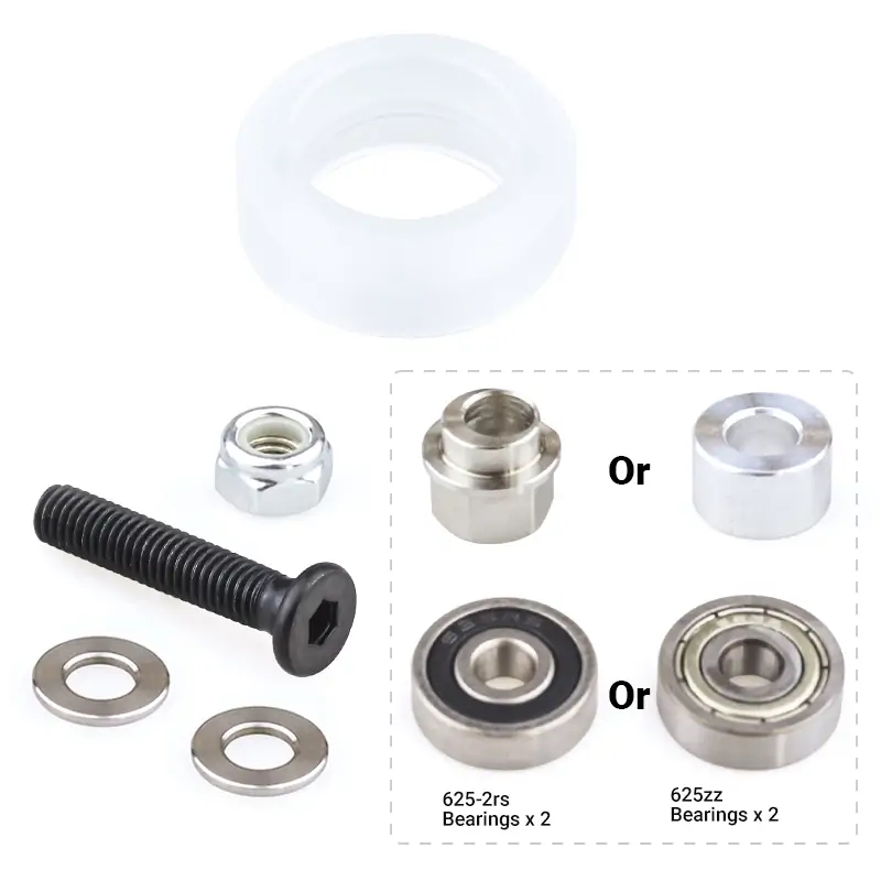 V Slot Wheel - 10 Set di Ruote V Solide