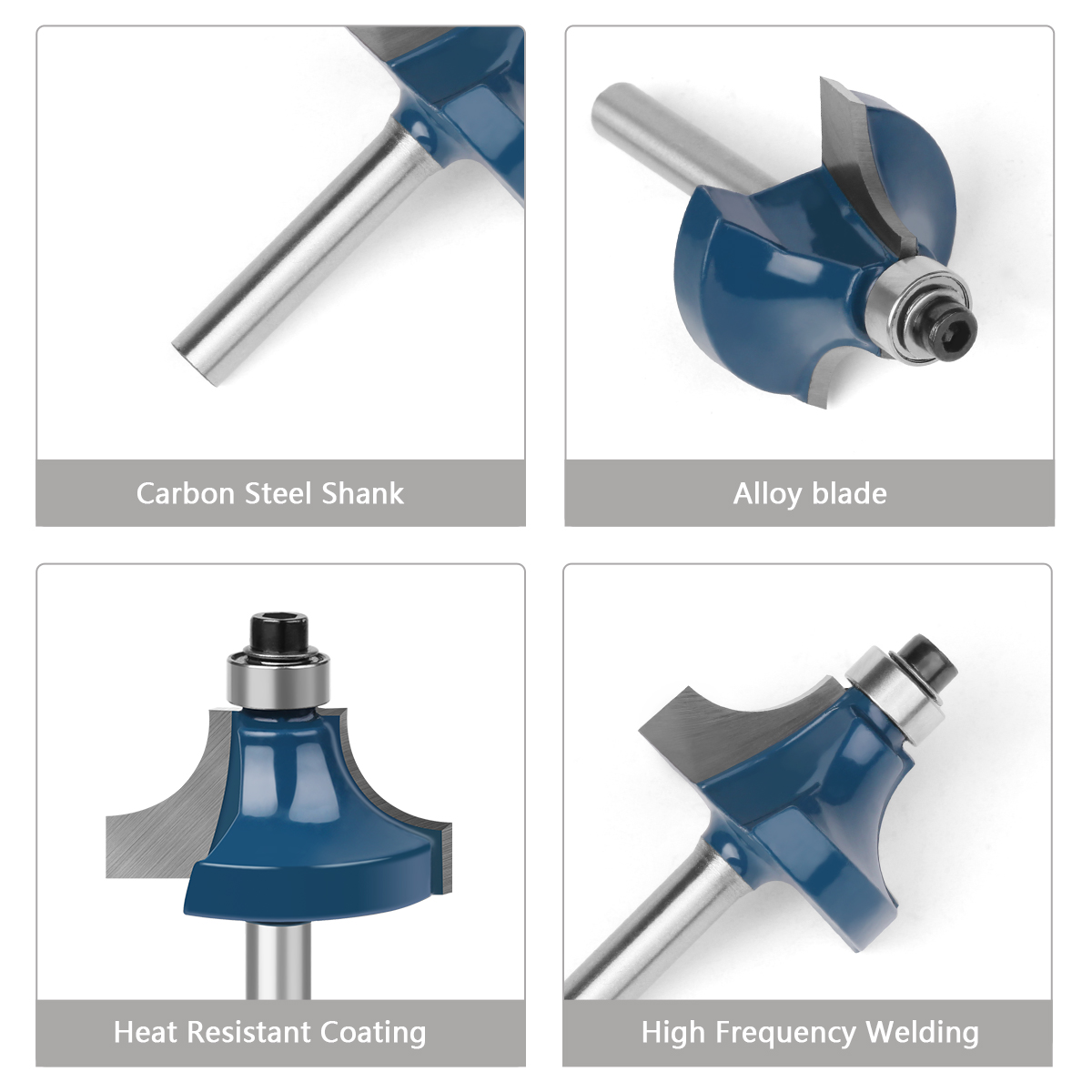 Set di punte per router con ga - End Mill Set recensione e prezzo