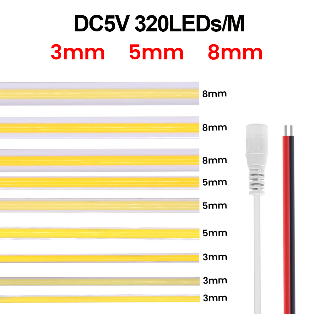 Striscia LED COB 3MM 5MM 8MM 5 - Linear Rod 8Mm recensione e prezzo