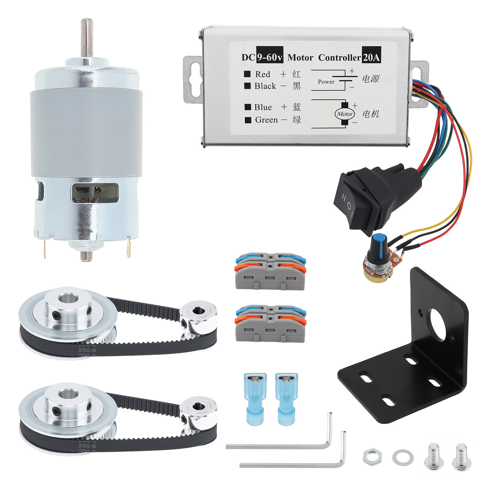 Kit Motore Elettrico DC 12V-24 - Gt2 Pulley recensione e prezzo