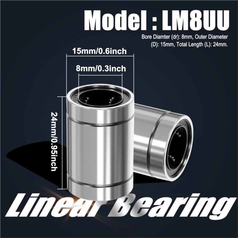 4/10 Pezzi Cuscinetti a Sfera  - Linear Rod 8Mm recensione e prezzo