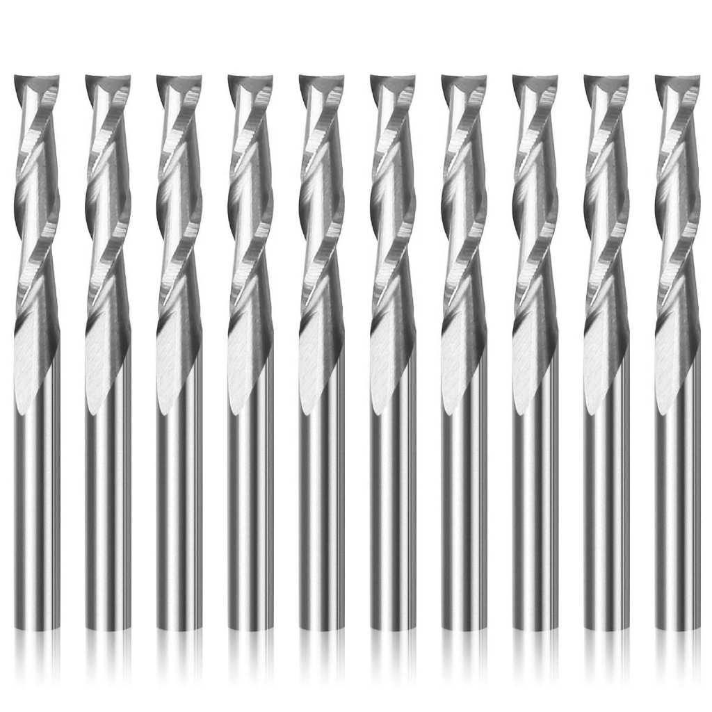 10 pezzi 3.175 mm, gambo 1/8,  - End Mill Set recensione e prezzo