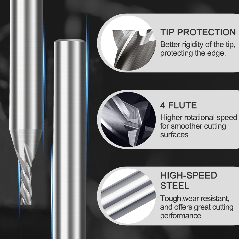 1pc Diametro Frez 2mm Fresa 4  - End Mill Set recensione e prezzo
