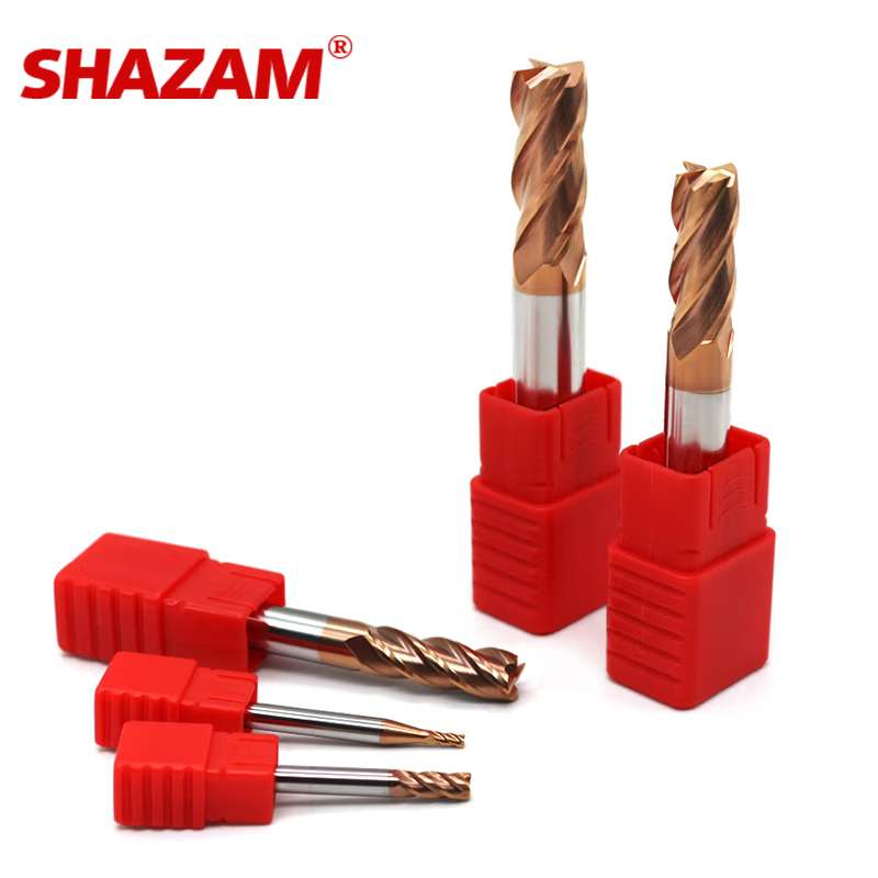 SHAZAM 4-Shank HRC55 4-Flute F - End Mill Set recensione e prezzo