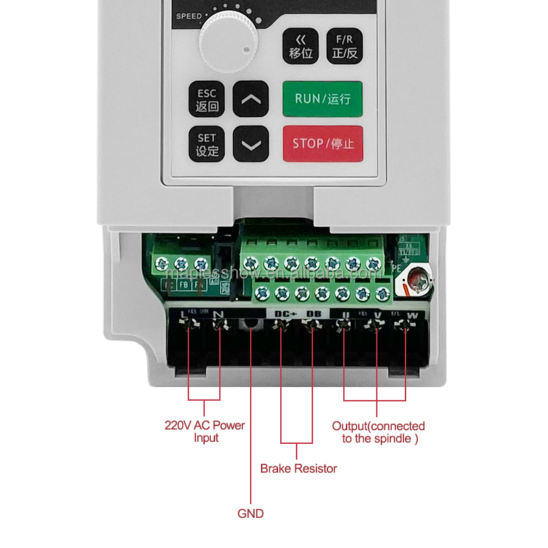 1.5kw 110v/220v/380vac Inverte - Spindle Motor recensione e prezzo